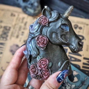 Skull Unicorn Свічка Єдинорог